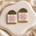 Aros Estrellas de Belén lilas