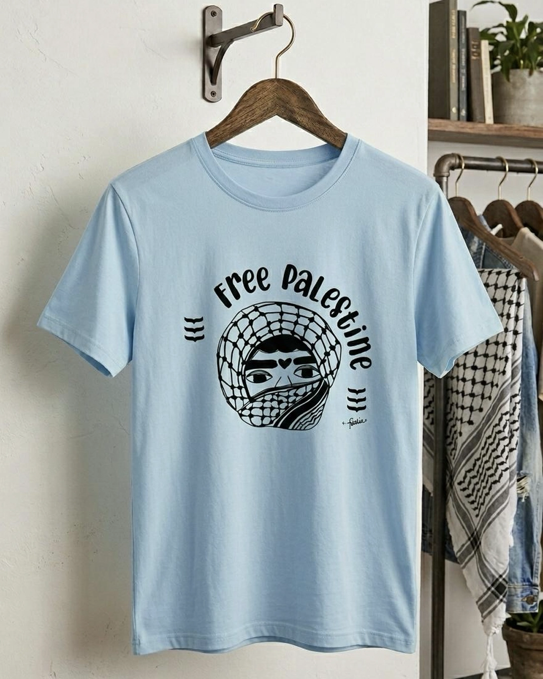 Polera estampada Palestina