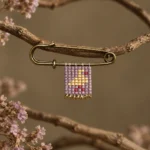 Broche XS pajarito palestino