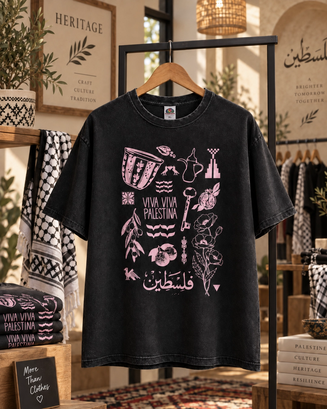 Polera estampada Palestina · edición