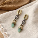 Aros eslabones crisoprasa