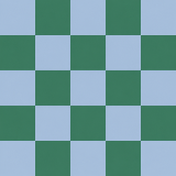 Bloque damero verde