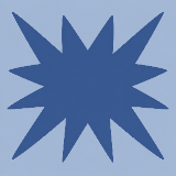 Bloque estrella azul